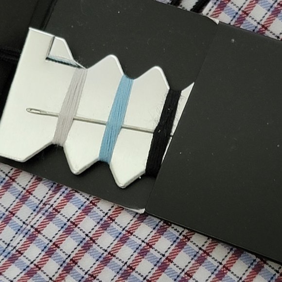 New Hugo Boss Mens Small Check Shirt Button Down Long Sleeve Sharp Fit 15.5 32/3 - Picture 6 of 13